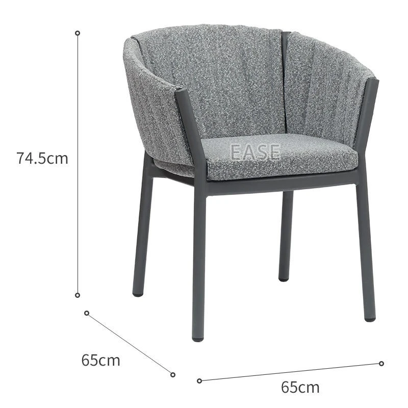 Outdoor Aluminum Grey Upholstered Chairs best