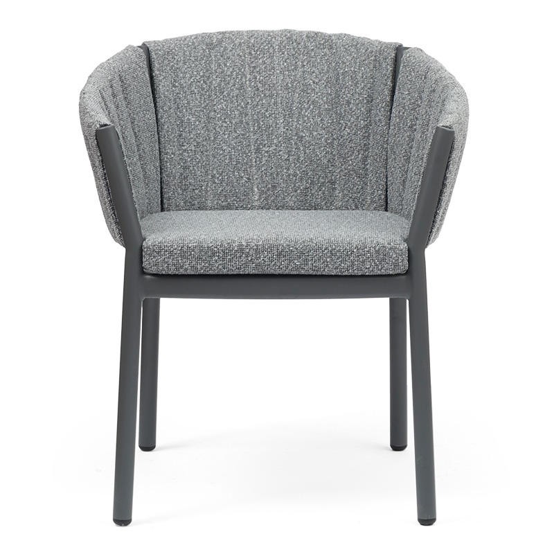Outdoor Aluminum Grey Upholstered Chairs suppliers